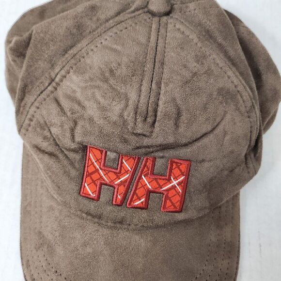 Helly Hansen Hat Adult One Size‎ Brown Casual Baseball Cap Adjustable HH Logo - Picture 3 of 6
